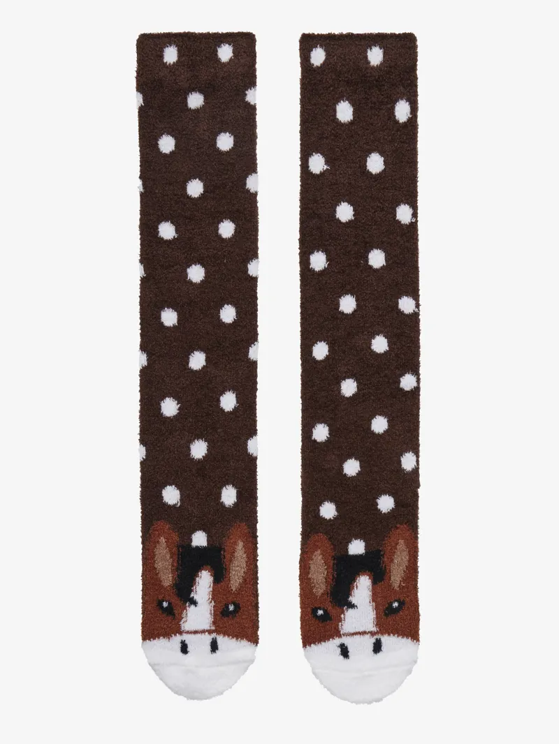 LeMieux Fluffy Character Socks - Titan-1
