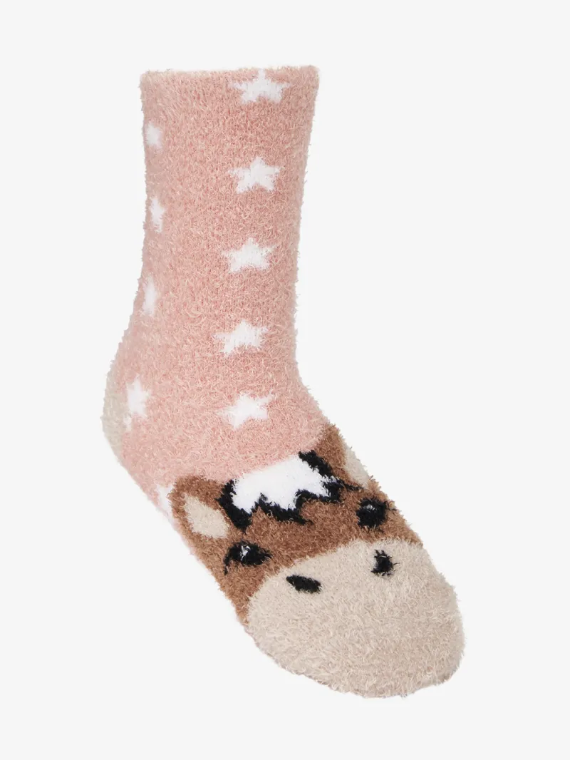 LeMieux Mini Fluffy Character Socks - Oskar-1