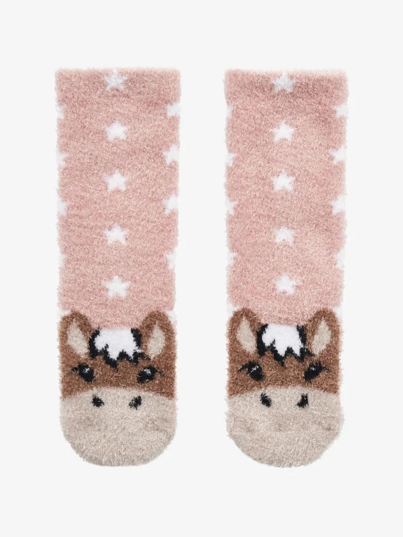 LeMieux Mini Fluffy Character Socks - Oskar-2