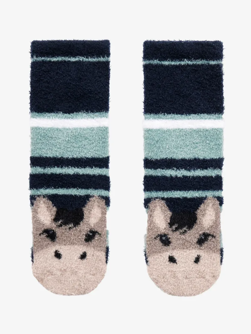 LeMieux Mini Fluffy Character Socks - Oakie-1