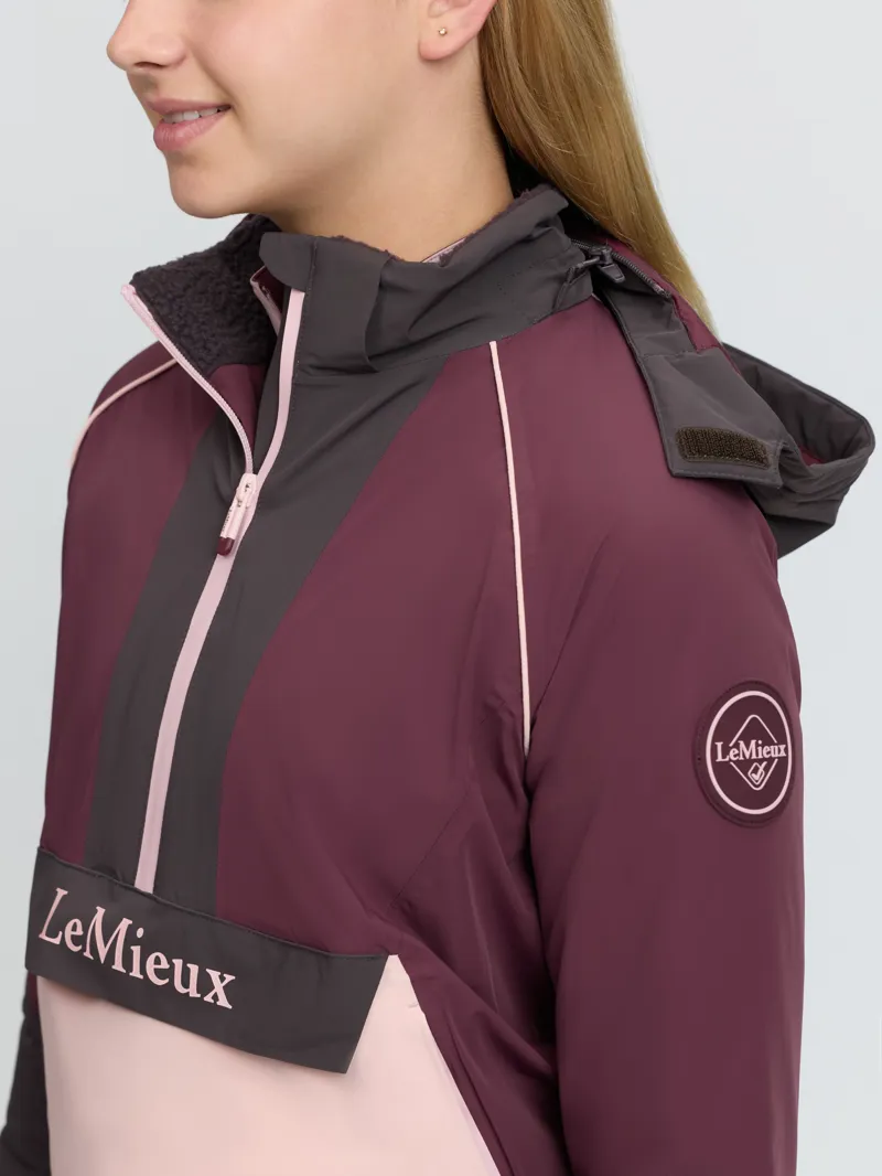LeMieux Young Rider Bailey Waterproof Anorak Bramble-3