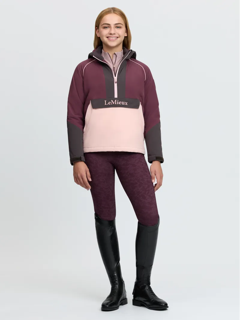 LeMieux Young Rider Bailey Waterproof Anorak Bramble-7