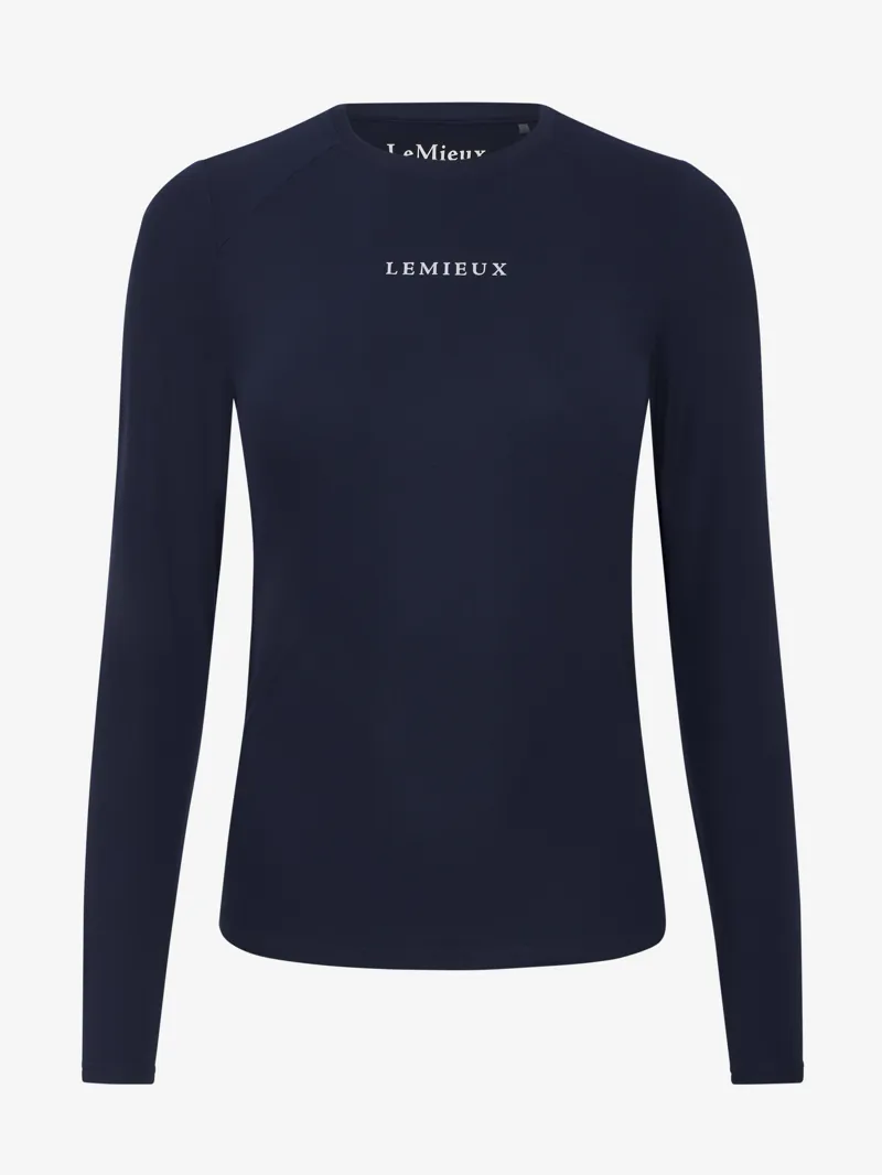 LeMieux Long Sleeve Sports Tee Navy-5