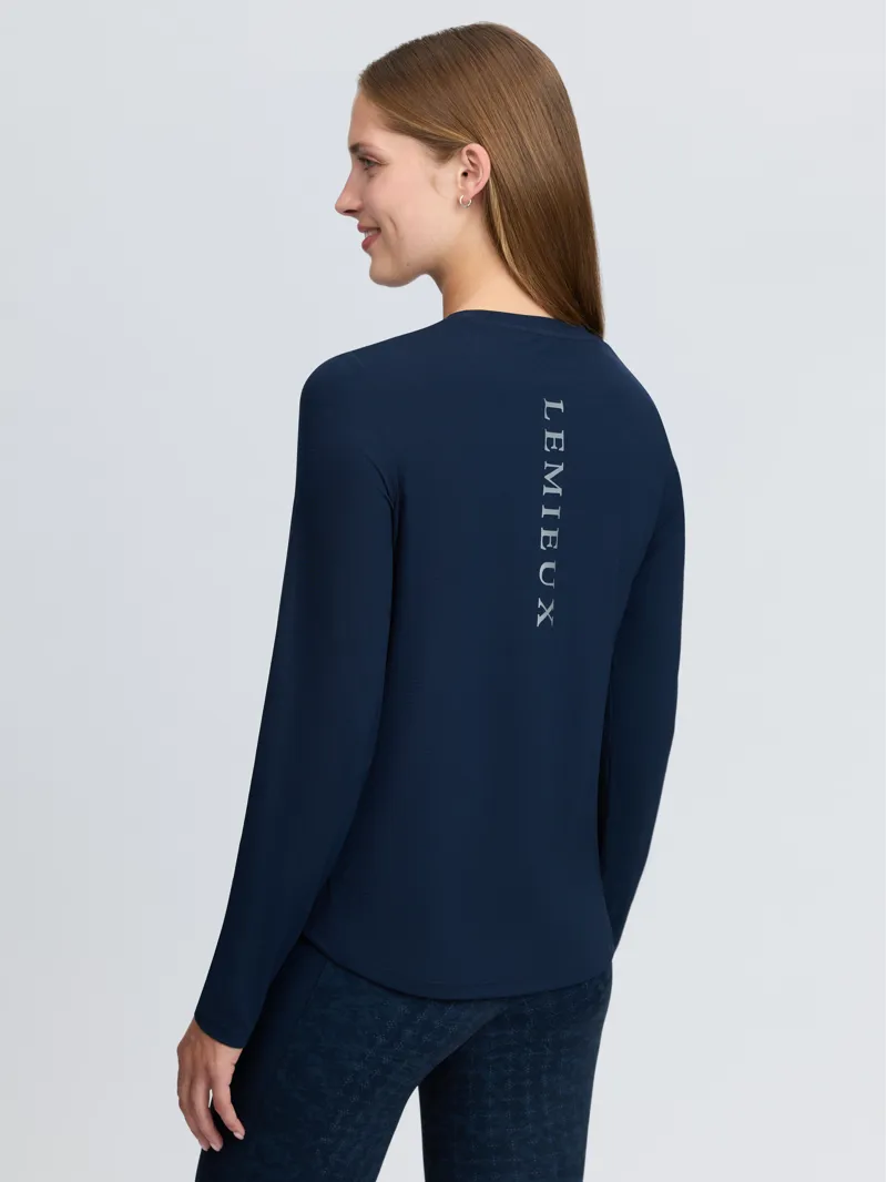 LeMieux Long Sleeve Sports Tee Navy-1