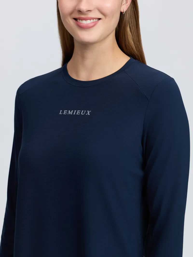 LeMieux Long Sleeve Sports Tee Navy-2