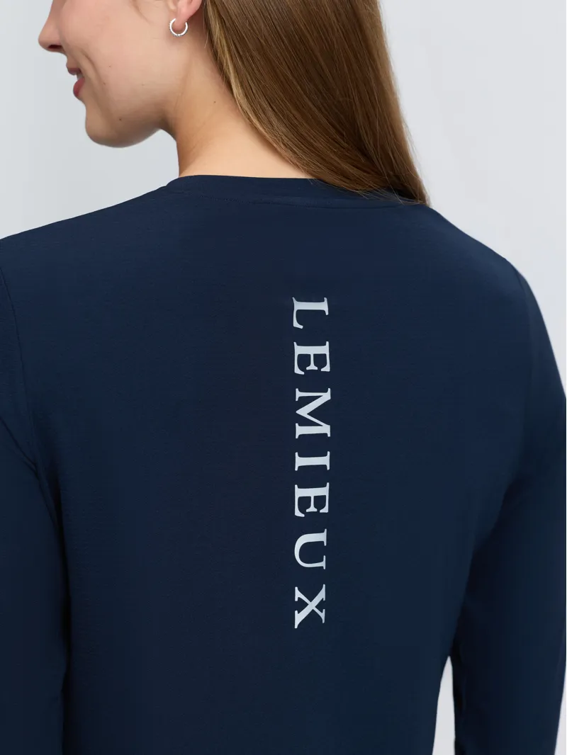 LeMieux Long Sleeve Sports Tee Navy-3
