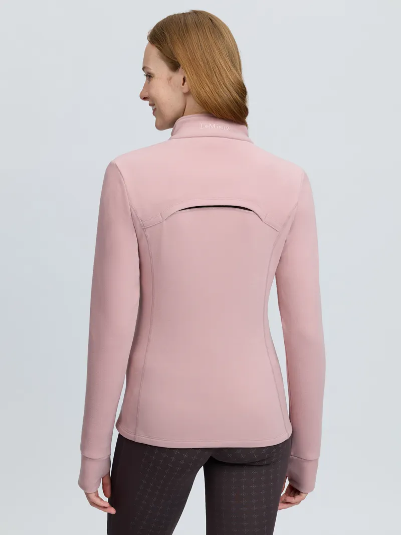 LeMieux Frances Quarter Zip Fleece Wild Rose-1