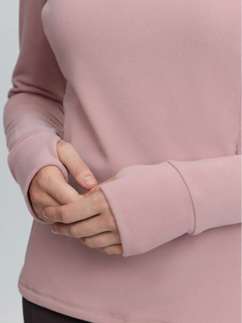 LeMieux Frances Quarter Zip Fleece Wild Rose-2