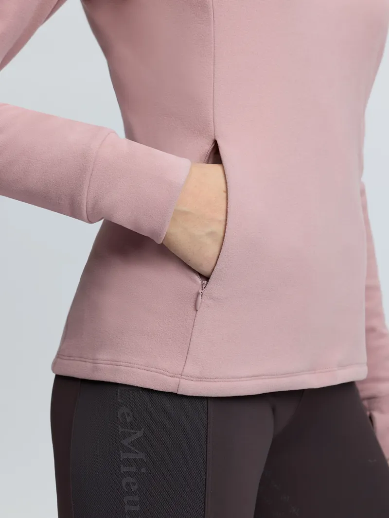 LeMieux Frances Quarter Zip Fleece Wild Rose-3