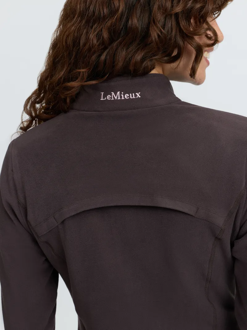 LeMieux Frances Quarter Zip Fleece Cocoa-2