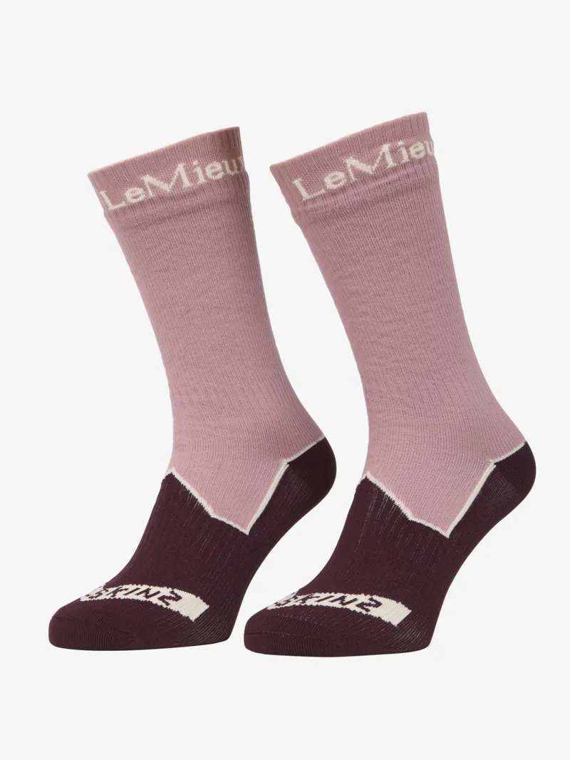 LeMieux x Sealskinz Waterproof Socks - Dusty Pink