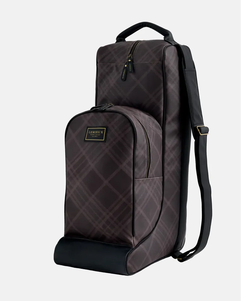 LeMieux Heritage Boot and Hat Bag - Cocoa