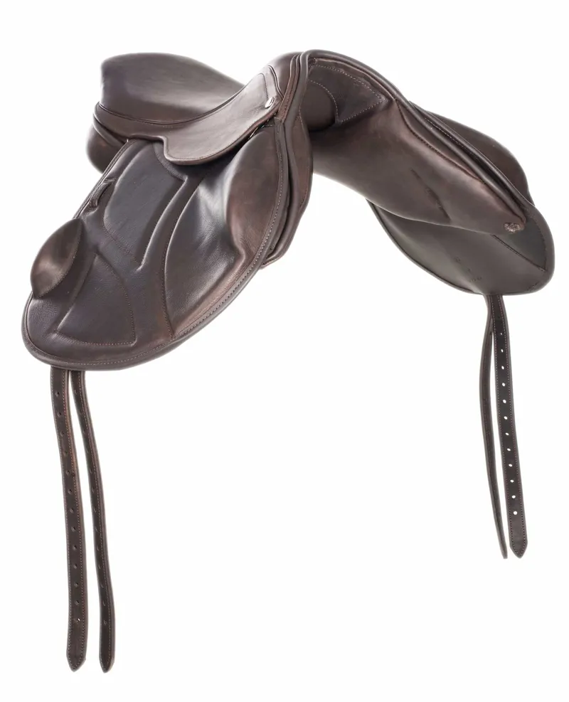 Ideal Impala Pro 17.5 Medium Fit Saddle - Brown-2