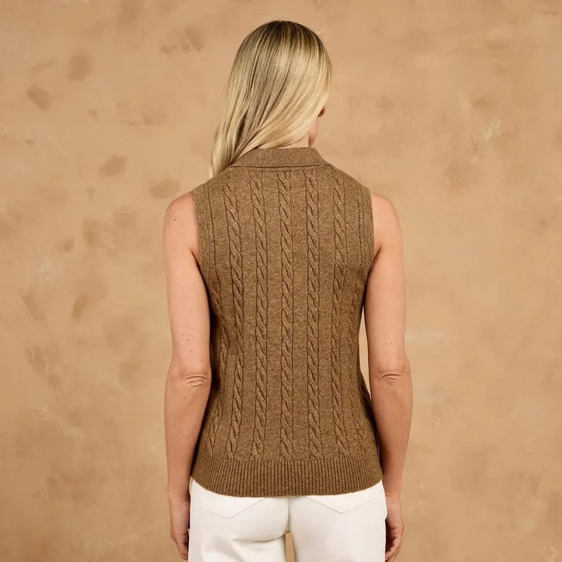 Toggi Kessel Sleeveless Cable Knit Top - Bronze-2