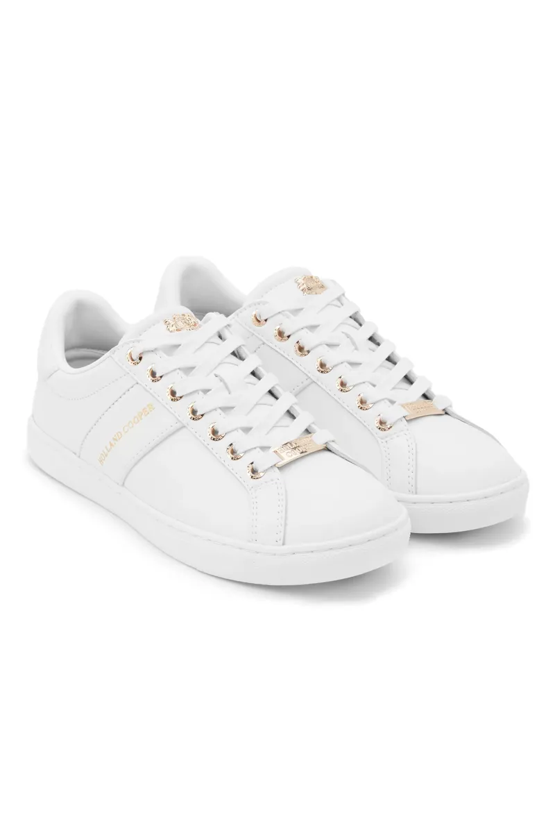 Holland Cooper Knightsbridge Court Trainer - White