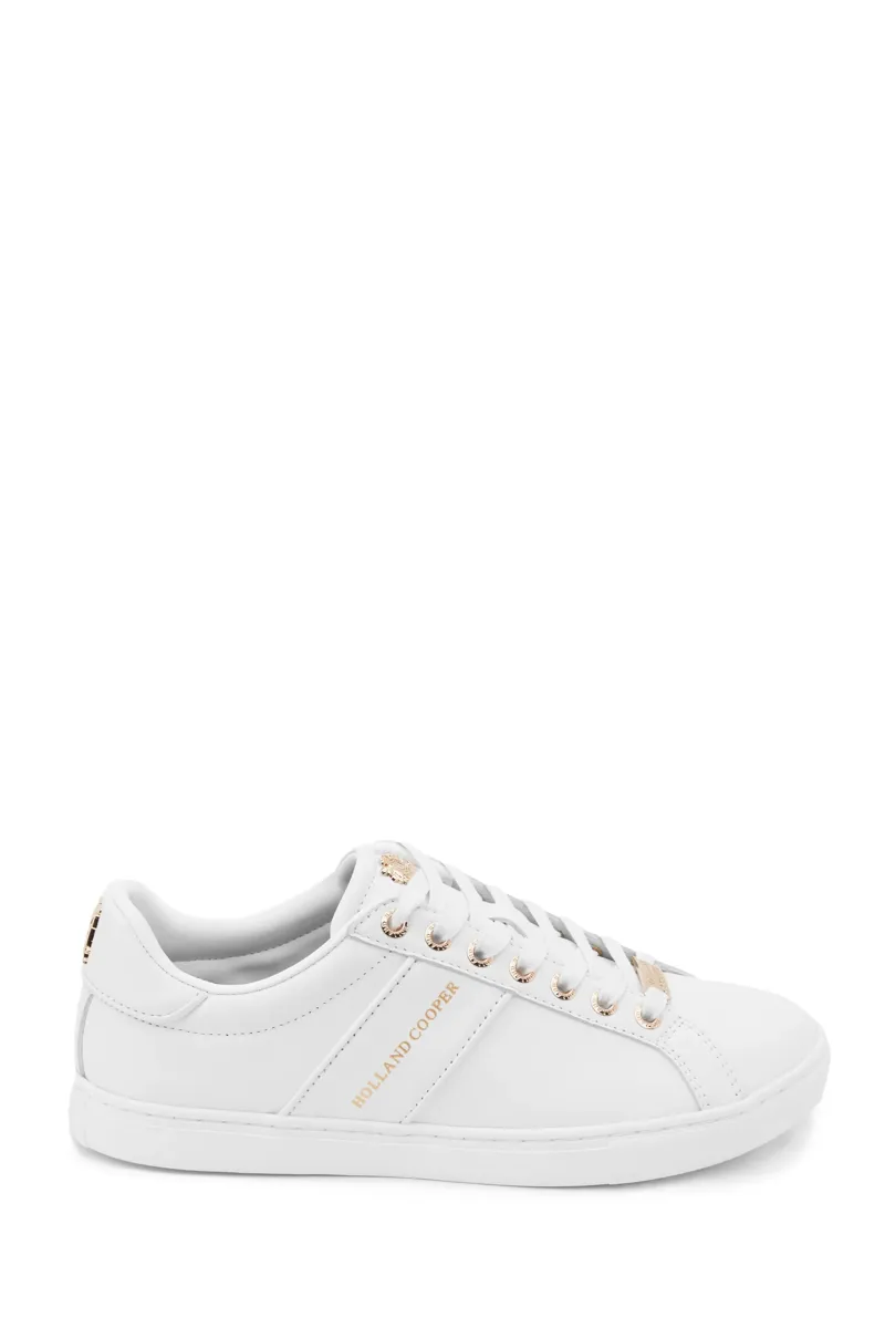 Holland Cooper Knightsbridge Court Trainer - White-2