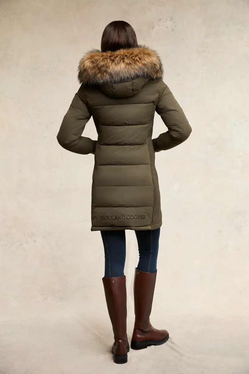 Holland Cooper Team Padded Coat - Khaki-4