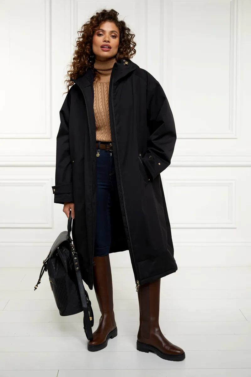 Holland Cooper One-Size Waterproof Coat - Black