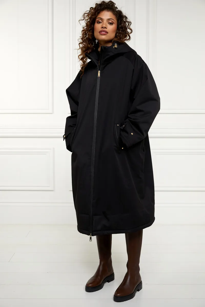 Holland Cooper One-Size Waterproof Coat - Black-4