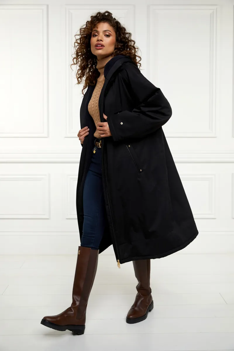 Holland Cooper One-Size Waterproof Coat - Black-3