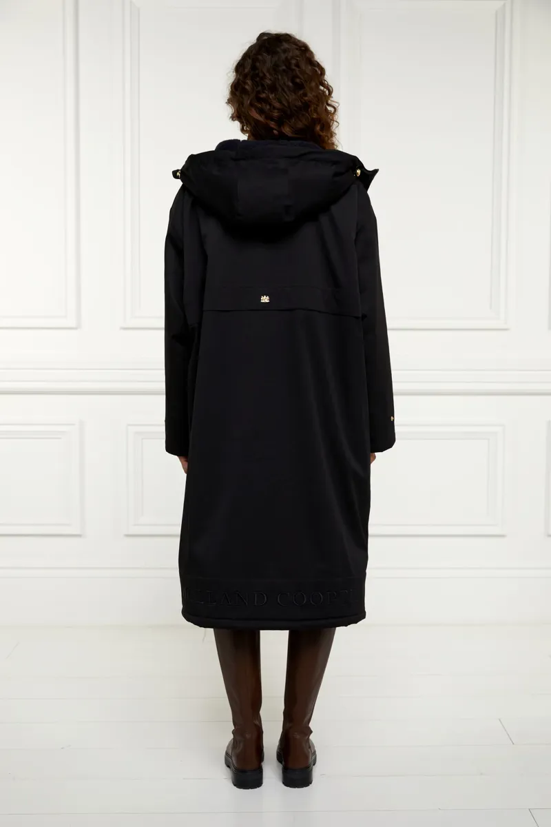 Holland Cooper One-Size Waterproof Coat - Black-1