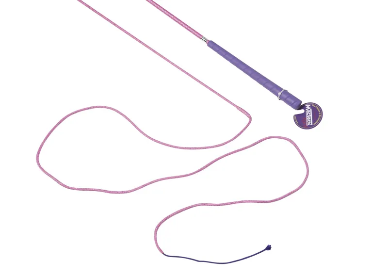 MacTack Lunge Whip 72 - Cerise Sparkle