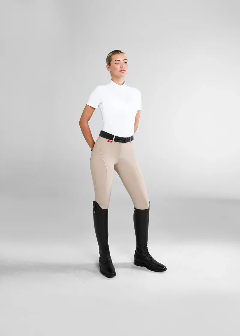 Aztec Diamond Premium Lightweight Short Sleeve Shirt - White-2