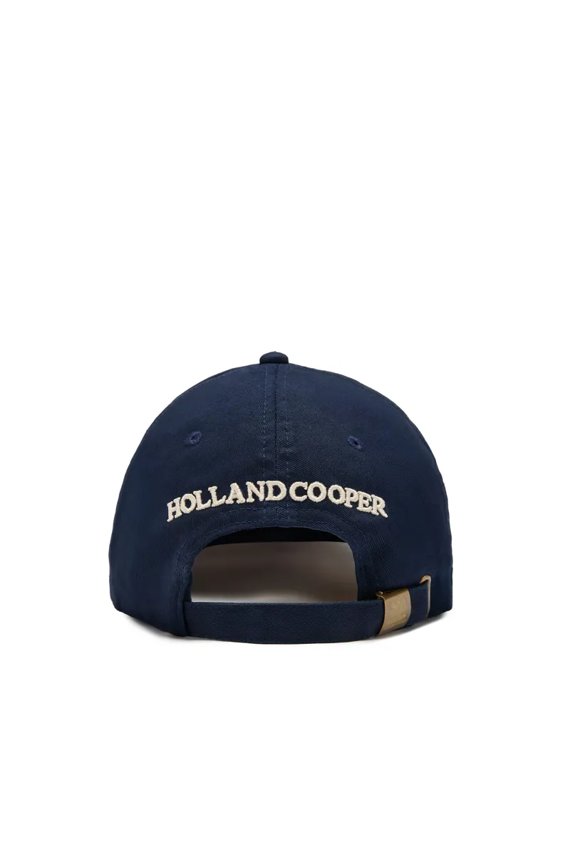 Holland Cooper Monogram Cap - Inky Navy-2