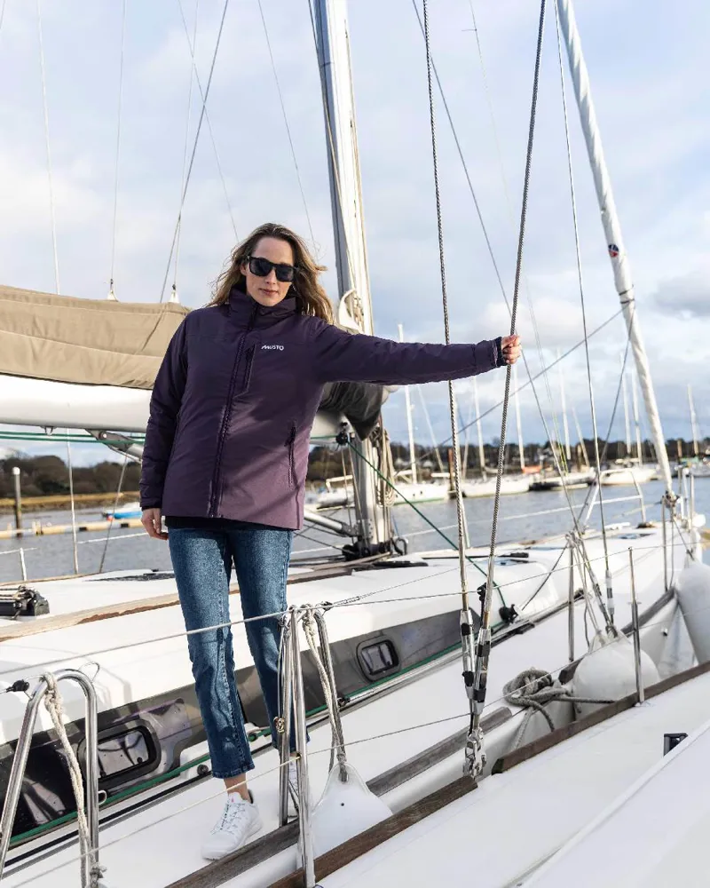 Musto Womens BR1 Primaloft Midlayer Jacket Mulberry-1