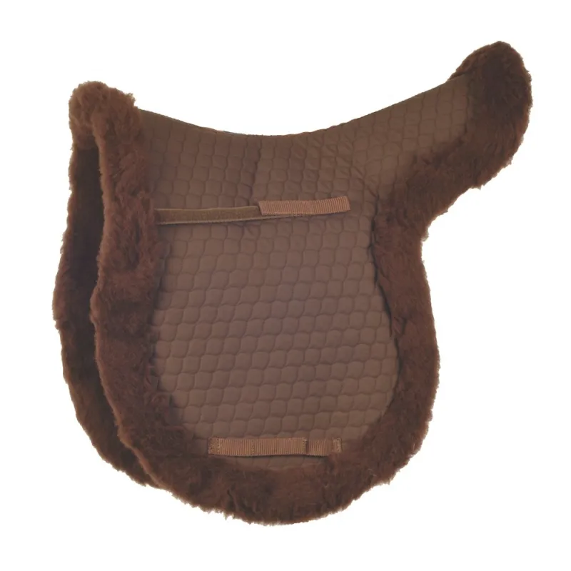 NuuMed Original Full Wool Numnah GP Brown