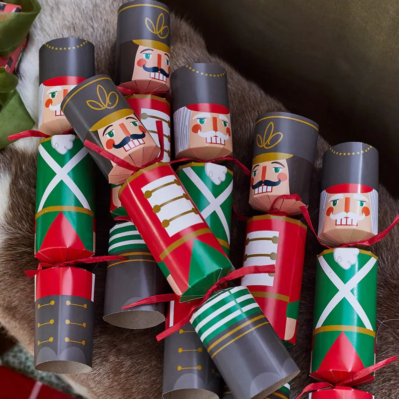 Talking Tables Christmas Nutcracker Crackers 6 Pack with Escape Room Game-1