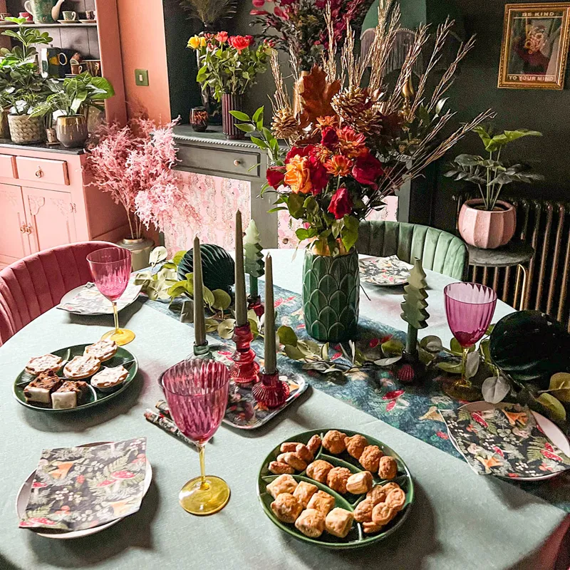 Green Christmas Tree Shaped Candles - 2 Pack-1