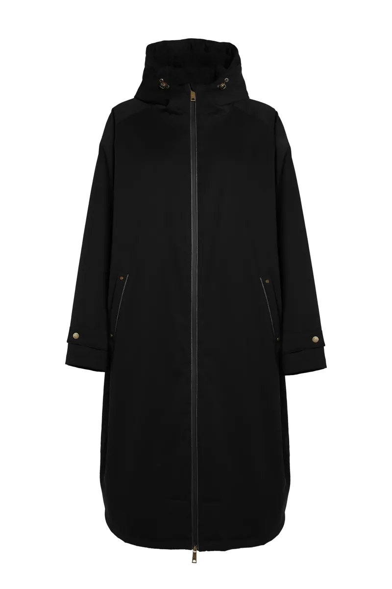 Holland Cooper One-Size Waterproof Coat - Black-2