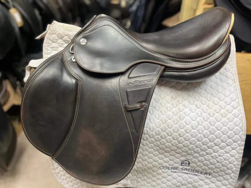 JP3759 Prestige Paris X Jump Saddle 17inch Brown