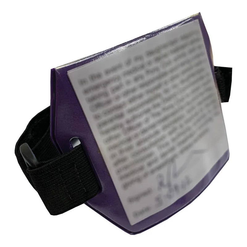 Equetech Kid's PC Medical Armband in Purple