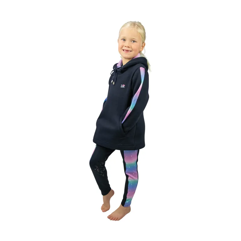 Dazzling Night Hoodie By Little Rider - Navy/Prismatic-5