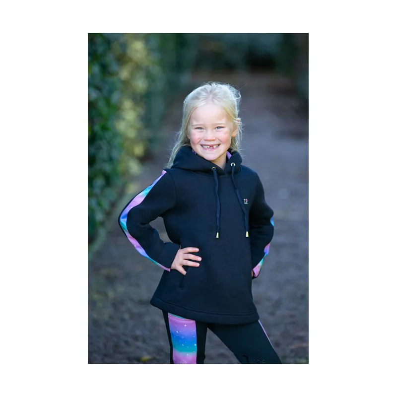 Dazzling Night Hoodie By Little Rider - Navy/Prismatic-3