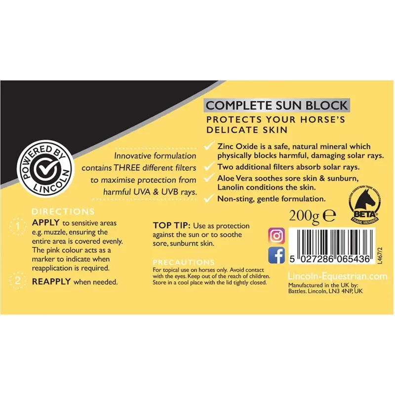Lincoln Sun Bloc - 200g-1