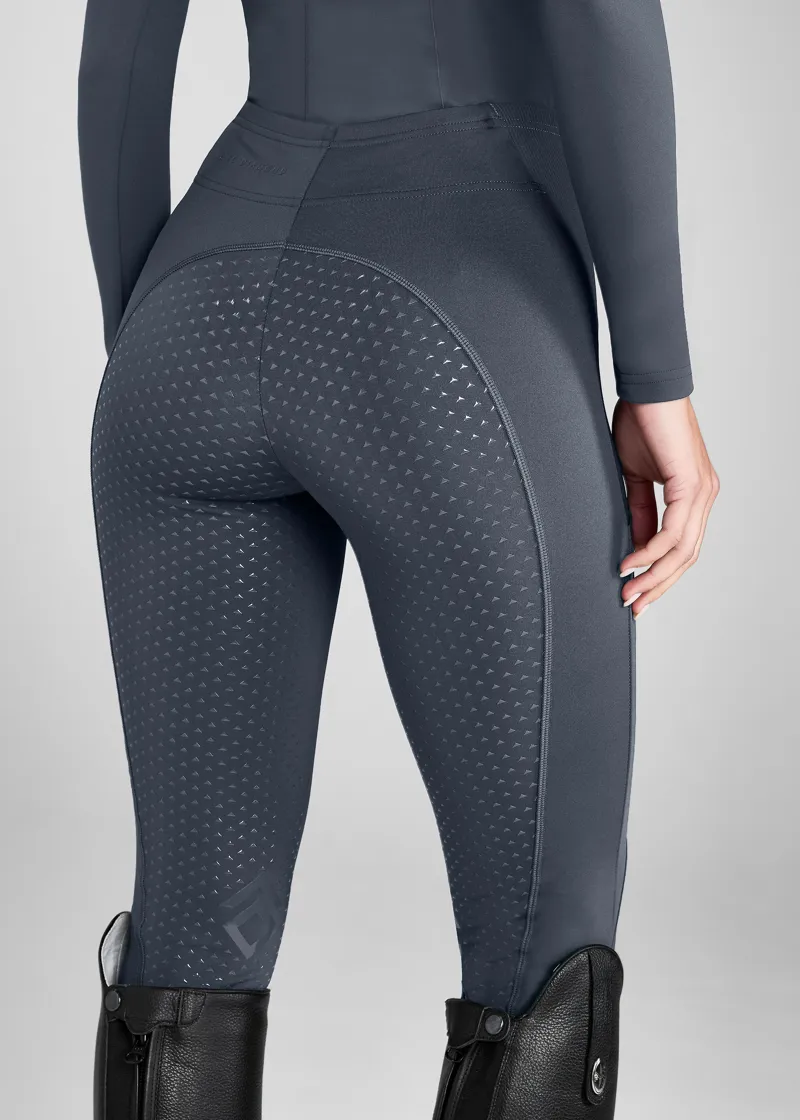 Aztec Diamond Core Full Seat  Leggings - Petrol-3