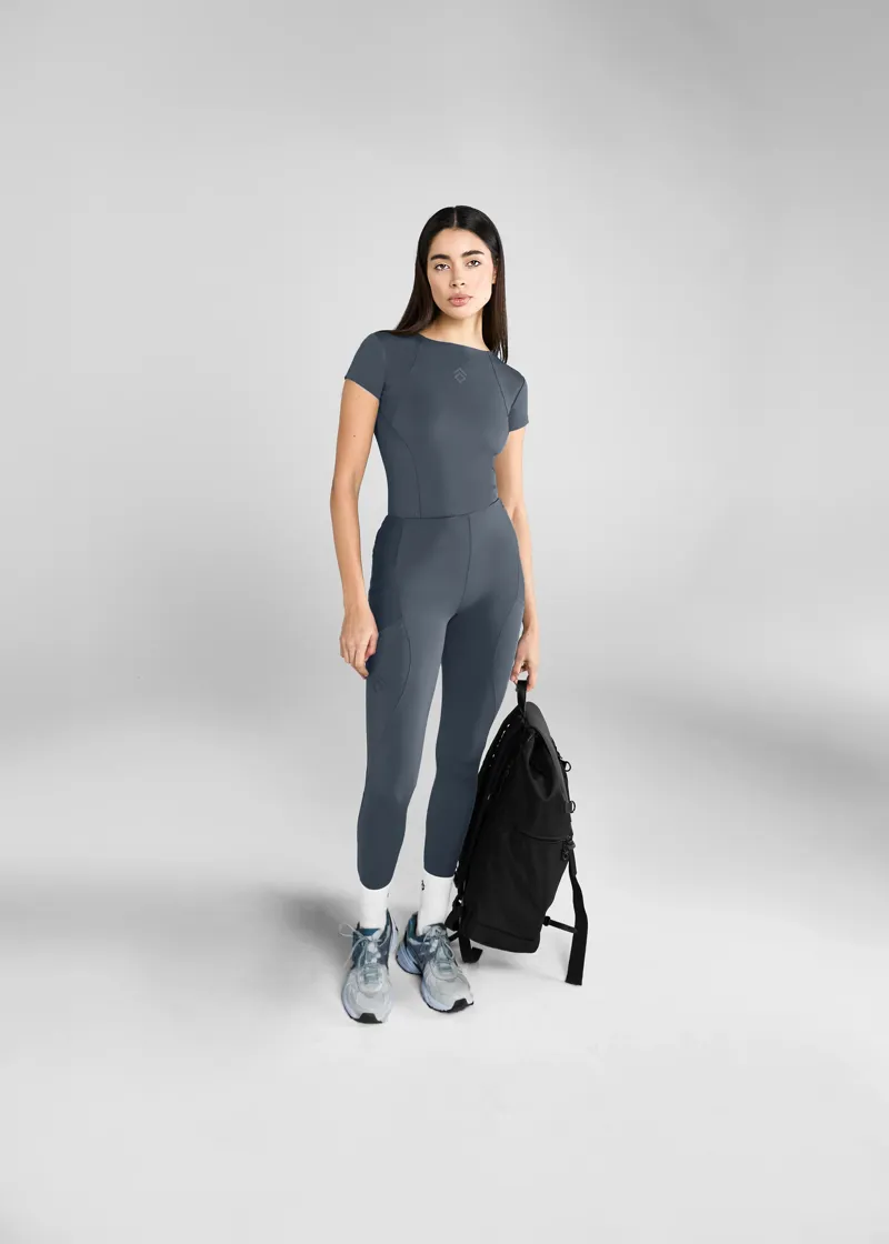 Aztec Diamond Core Tech Tee - Petrol-2