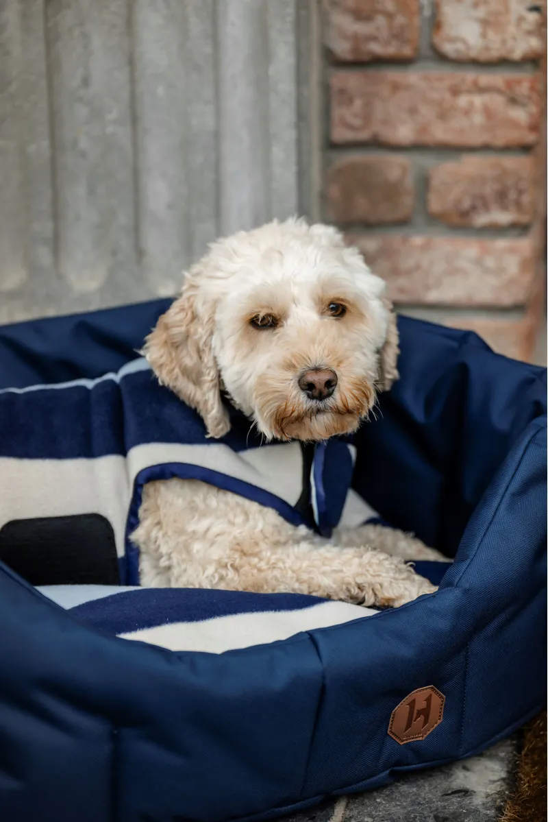 Horseware Newmarket Dog Bed - Witney Navy-1