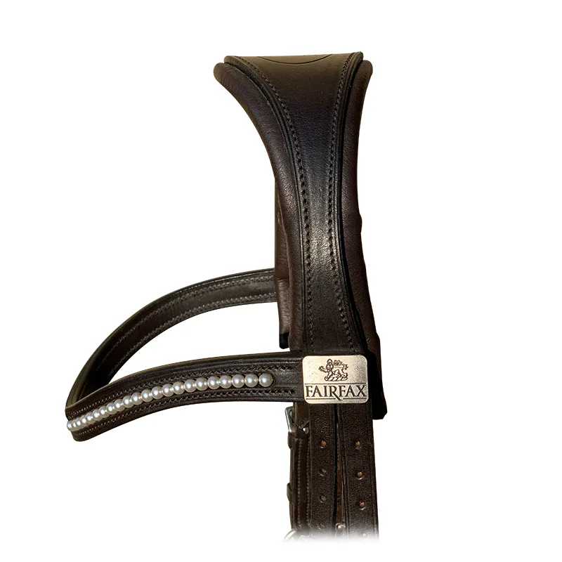 Fairfax Headpiece - Snaffle  Black