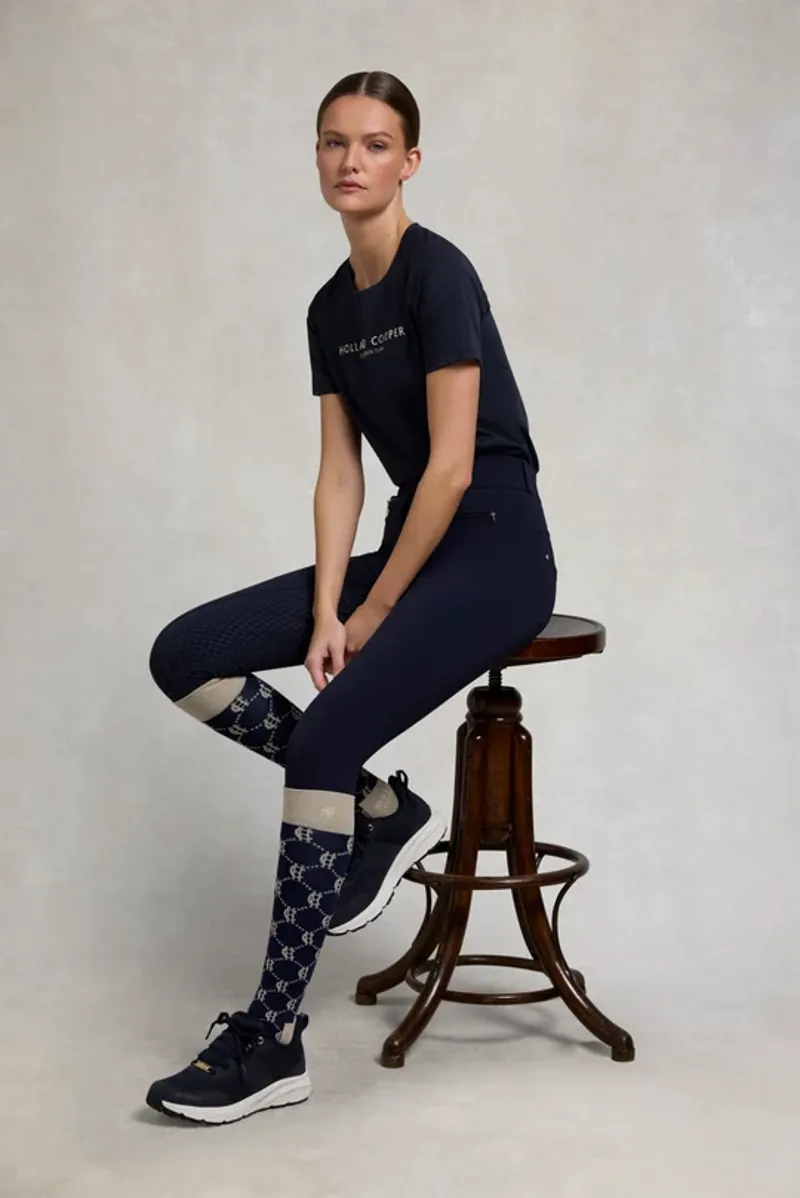 Holland Cooper Rising Socks 2 Pack - Navy-3