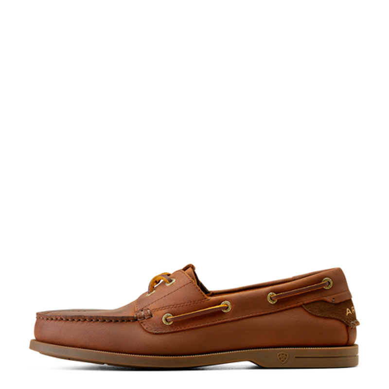 Ariat Mens Antigua Boat Shoe - Bridle Brown-3