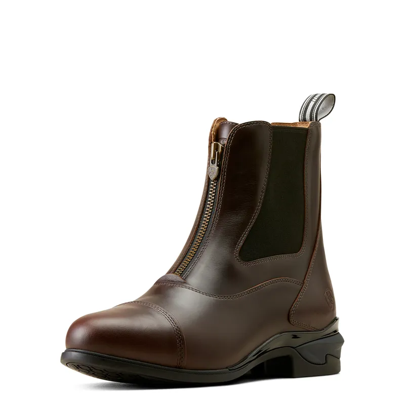 Ariat Mens Devon Zip Paddock Boot - Waxed Chocolate-2