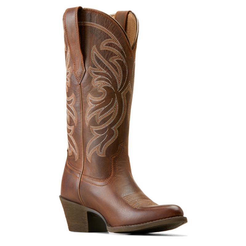 Ariat Womens Heritage J Toe Stretchfit Western Boot - Sassy Brown-2