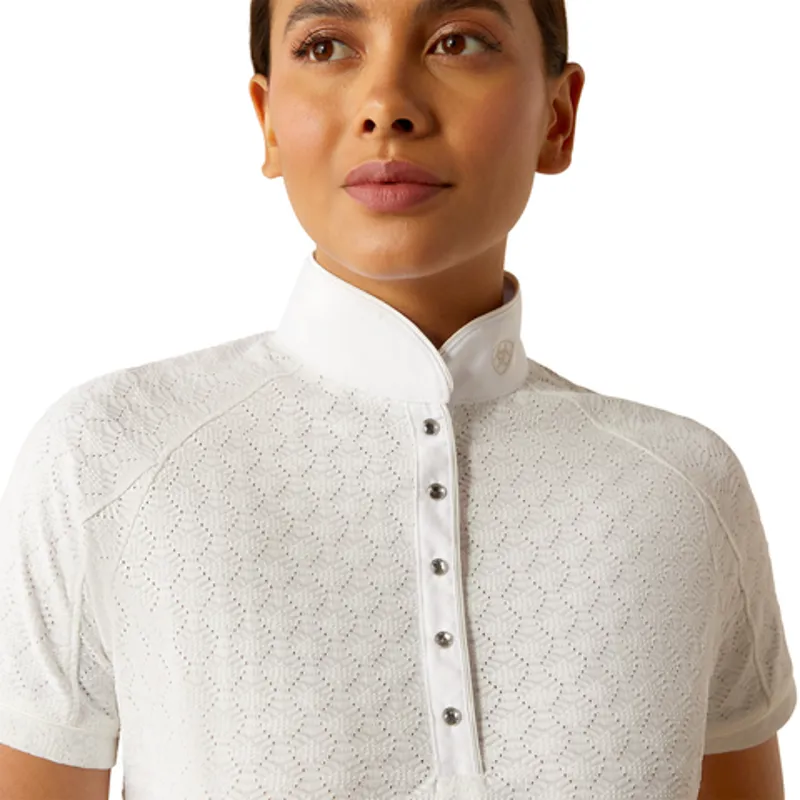Ariat Womens Showstopper X Show Shirt - White-2