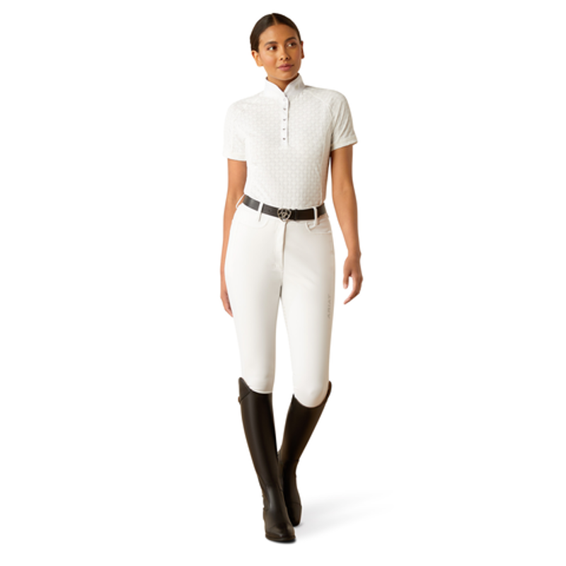 Ariat Womens Showstopper X Show Shirt - White-1
