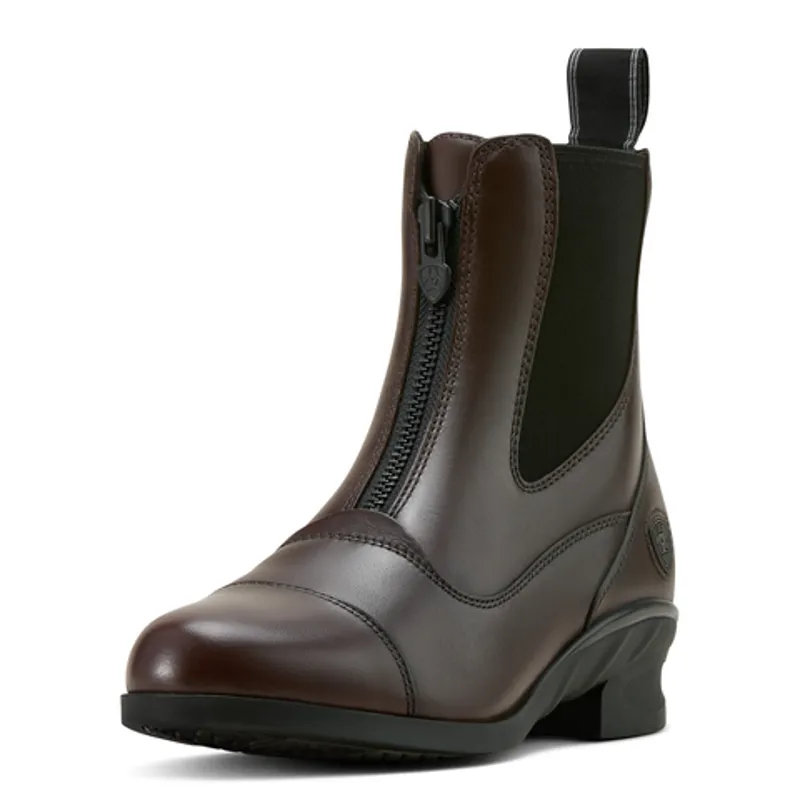 Ariat Womens Heritage Zip Paddock Boot - Light Brown-3