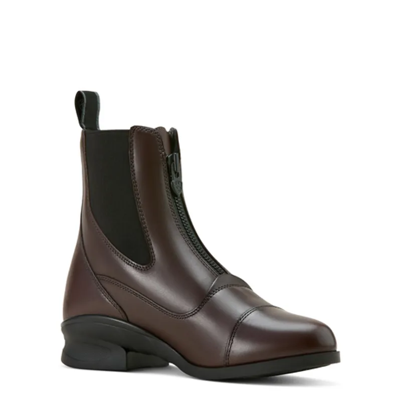 Ariat Womens Heritage Zip Paddock Boot - Light Brown-1